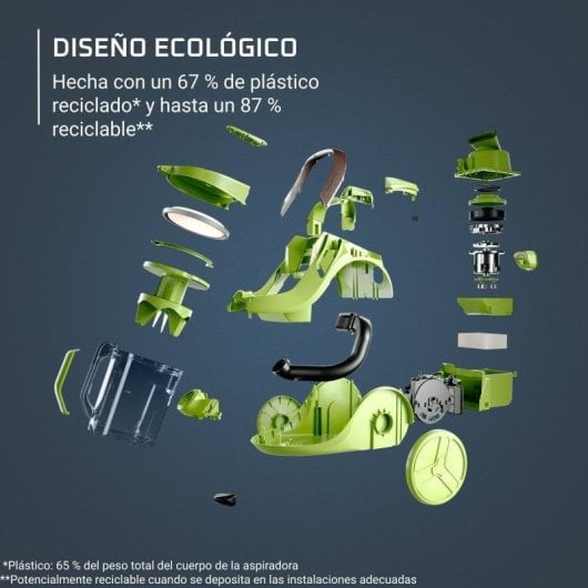 Beutelloser Staubsauger Rowenta Green Force Cyclonic Effitech+ RO7C66 500W 2,5L HEPA Tierhaare