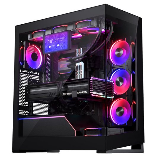 Phanteks Pantalla Universal 5.5" Hi-Res, Magnética, 60hz, 2160x1440 IPS, Plug And Play, HDMI Negro
