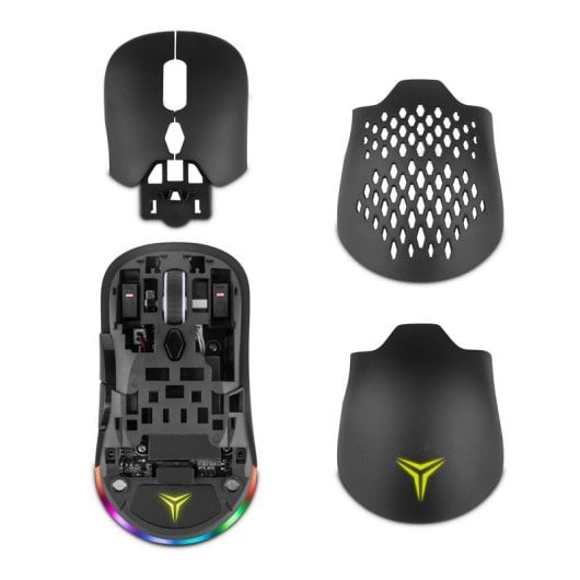 Yeyian Shift Kabellose Gaming-Maus RGB 26000 DPI Schwarz