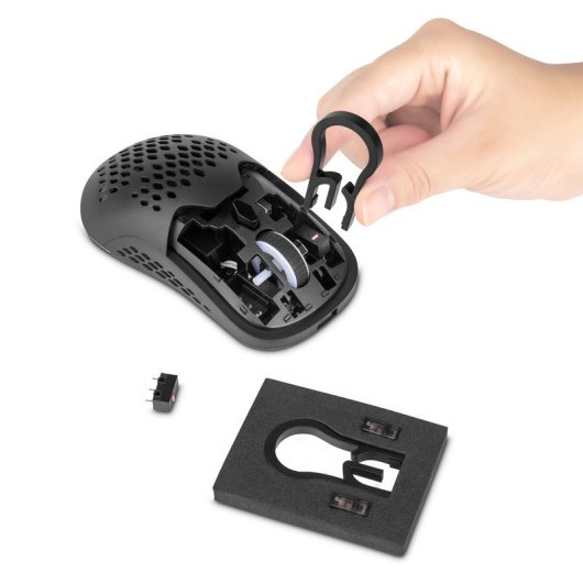 Yeyian Shift Kabellose Gaming-Maus RGB 26000 DPI Schwarz