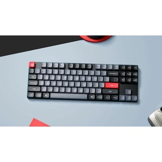Keychron K1 Pro QMK/VIA Teclado Mecânico Sem Fios Low Profile RGB Backlight Switch Red