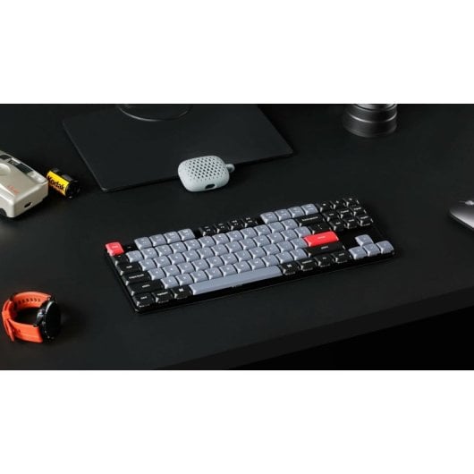 Keychron K1 Pro QMK/VIA Teclado Mecânico Sem Fios Low Profile RGB Backlight Switch Red