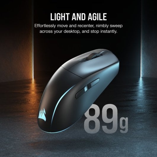 Souris de jeu sans fil Corsair M75 RGB WIRELESS 26000 DPI noir