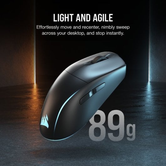 Mouse da gioco wireless Corsair M75 RGB WIRELESS 26000 DPI Nero