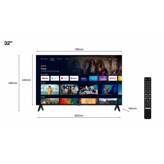 TCL Serie S54 Serie S5400A HD Ready 32" 32S5400A Android TV