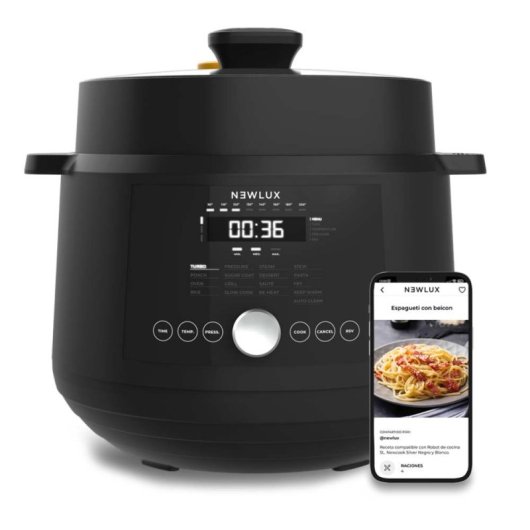 Newlux-SmartChef-V600-Robot-de-Cocina-6L-1200W-Negro