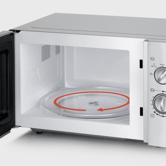 Severin MW 7772 Microondas 28L 900W Plata