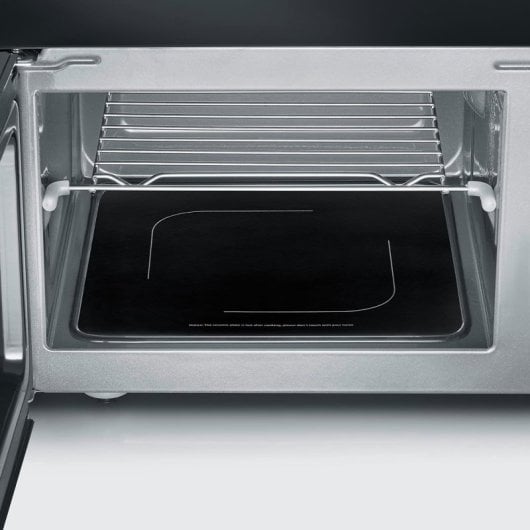 Severin MW 7762 Mikrowelle mit Grillfunktion, 20 l, 800 W, Schwarz