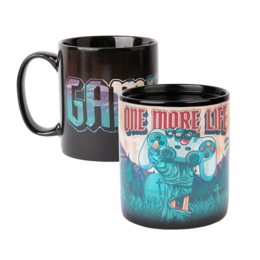 Erik Editores XL Gameration One More Life Tasse Thermocolor