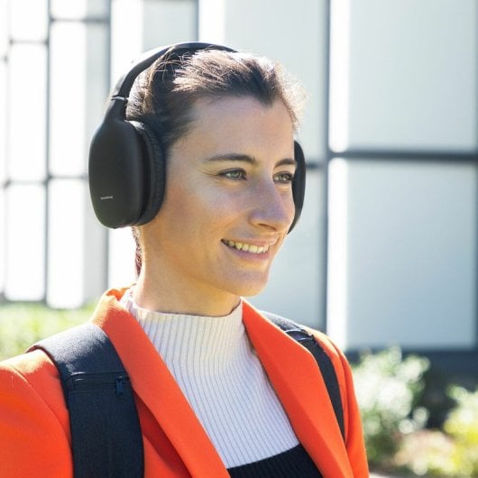 InnovaGoods Folbeat Schwarz faltbare kabellose Kopfhörer