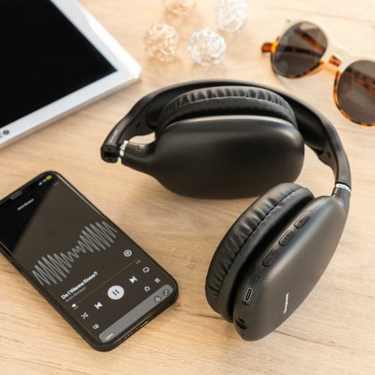InnovaGoods Folbeat Schwarz faltbare kabellose Kopfhörer