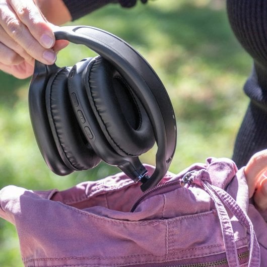 InnovaGoods Folbeat Schwarz faltbare kabellose Kopfhörer