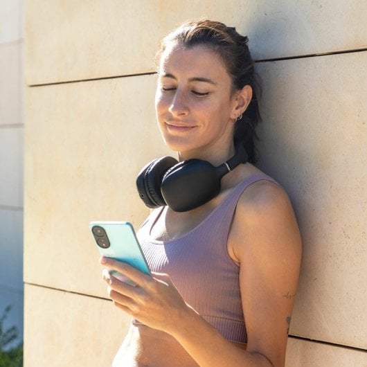 Cuffie wireless pieghevoli Folbeat nere InnovaGoods