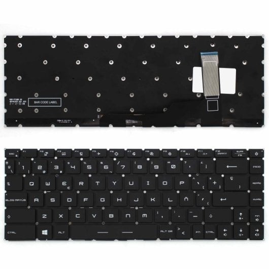 Teclado Para Portátil Msi Stealth 15m Gs66 Stealth Ge66 Raider Retroiluminado