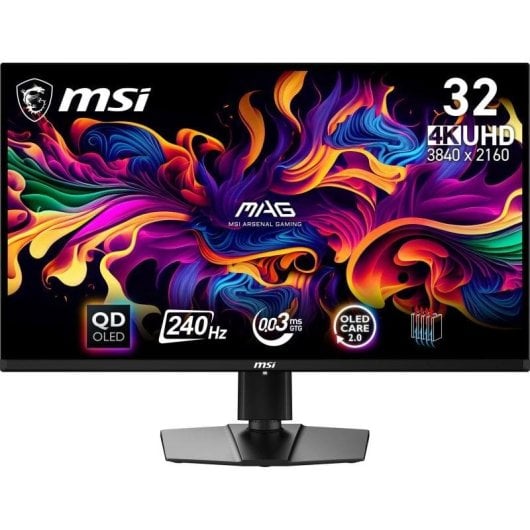 Écran PC MSI MAG 321UPX QD-OLED 31,5" Ultra HD 4K 240Hz QD-OLED 0,03 ms