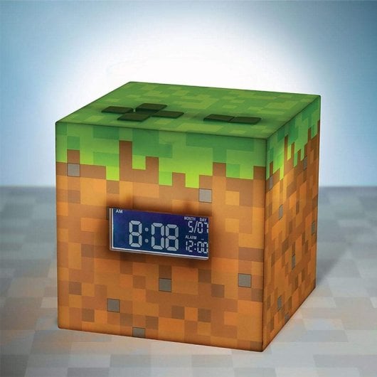Paladone Reloj Alarma Minecraft