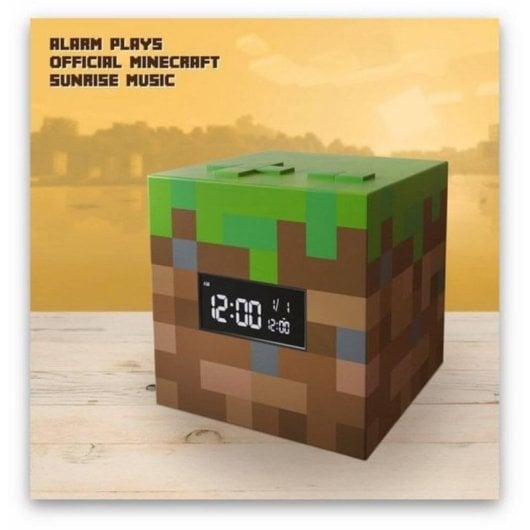 Paladone Reloj Alarma Minecraft