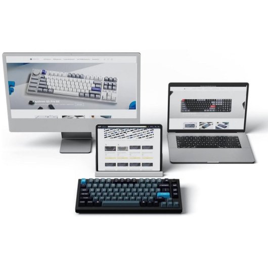 Keychron Q1 Pro QMK/VIA Teclado Mecánico Inalámbrico Fully Assembled Knob Carbon Black K Pro Brown