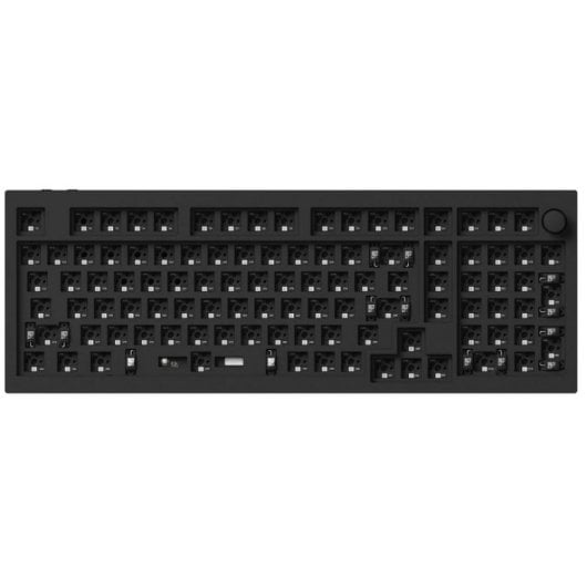 Keychron Q5 Pro QMK/VIA Tastiera meccanica wireless Manopola completamente assemblata Carbon Black K Pro Red