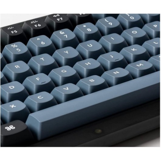 Keychron V1 QMK Teclado Mecânico Fully Assembled Knob Frosted Black K Pro Brown