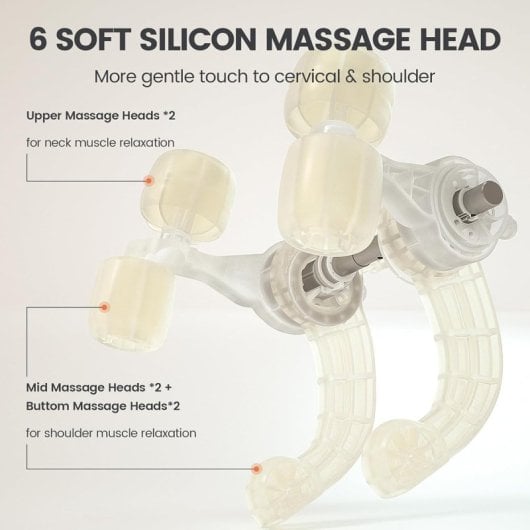 Klack NeckMass Massajador de Costas/Ombros/Pescoço com Calor