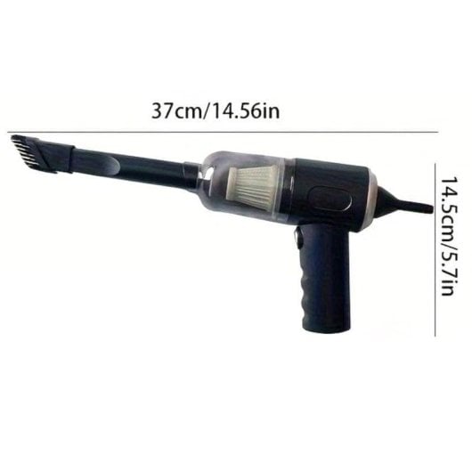 Aspirador de Mão sem Fio Klack 16000Pa 30min Soprador 6000mAh Acessórios