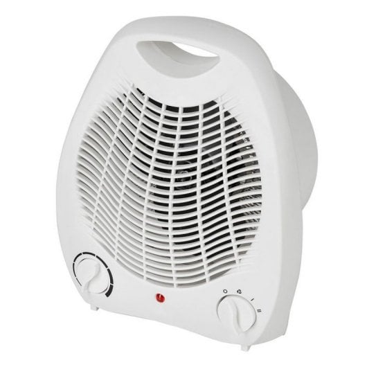 Klack Termoventilador de Aire Caliente/Frío con 2 Niveles de Temperatura y Termostato 2000W