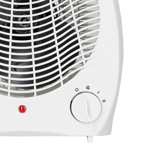 Klack Termoventilador de Aire Caliente/Frío con 2 Niveles de Temperatura y Termostato 2000W