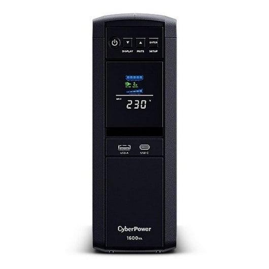 Cyberpower Interactive Line UPS CP1600EPFCLCD/ 1600VA-1000W/ 6 Uscite/ Formato Tower