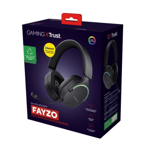 Trust GXT 491 Fayzo Headset Gaming Sem Fios USB-C Preto