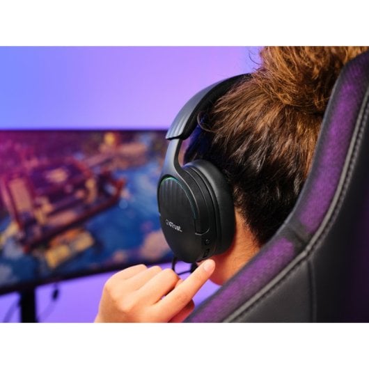Trust GXT 491 Fayzo Headset Gaming Sem Fios USB-C Preto