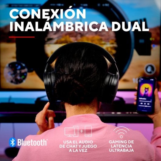 Trust GXT 491 Fayzo Auricolare Con cavo e senza cavo A Padiglione Giocare USB tipo-C Bluetooth Nero