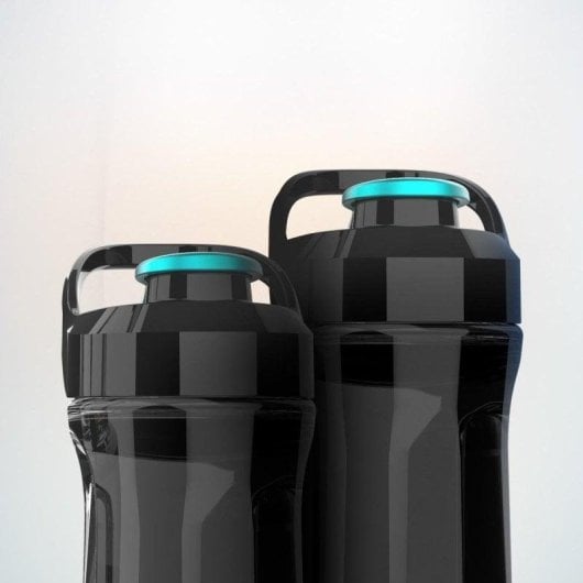 Licuadora Cecotec Power Titanium 350 EasyGo 350W 2 Copos Portáteis Preto