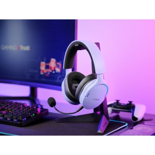 Trust GXT 491P Fayzo Auriculares Gaming Inalámbricos Morados