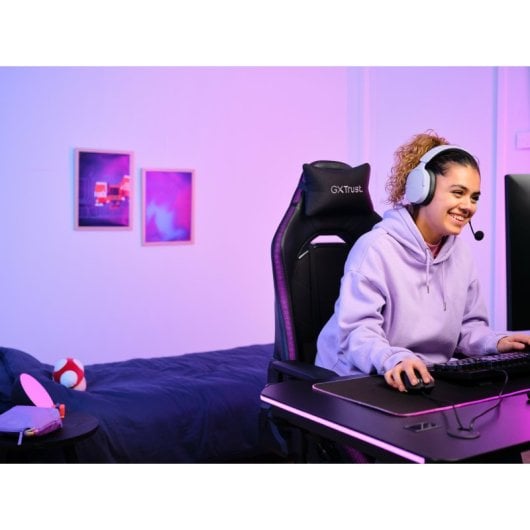 Trust GXT 491P Fayzo Auriculares Gaming Inalámbricos Morados
