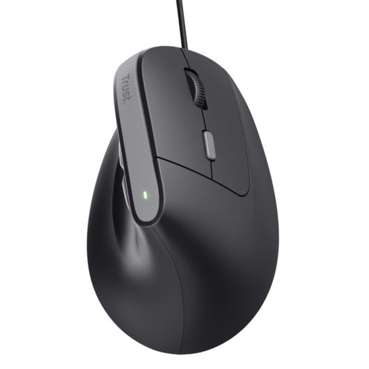 Trust Bayo II Ratón Vertical Ergonómico para Mano Derecha USB 2400 DPI Negro