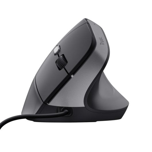 Trust Bayo II Ratón Vertical Ergonómico para Mano Derecha USB 2400 DPI Negro