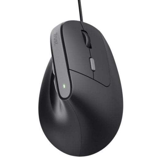 Trust Bayo II Ratón Vertical Ergonómico para Mano Derecha USB 2400 DPI Negro