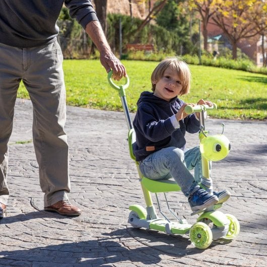 InnovaGoods Scuvol Patinete Evolutivo para Niños Verde