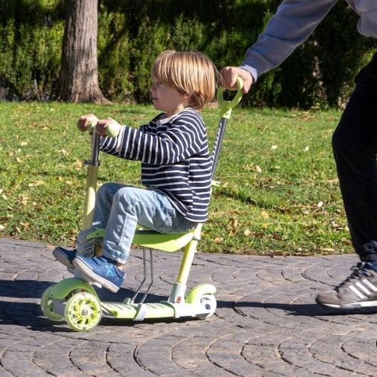 InnovaGoods Scuvol Patinete Evolutivo para Niños Verde
