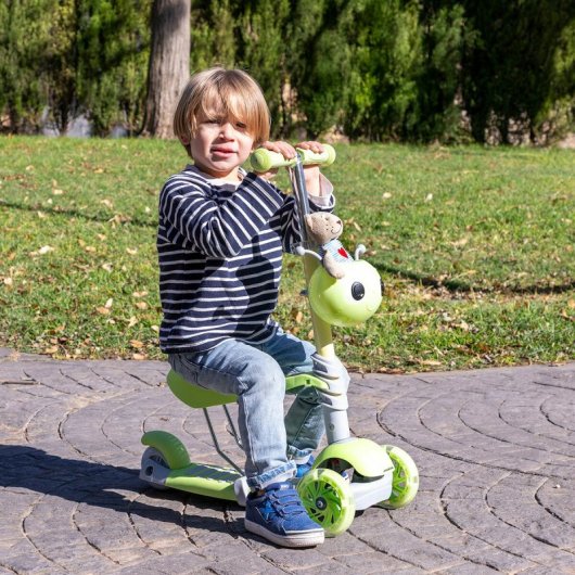 InnovaGoods Scuvol Patinete Evolutivo para Niños Verde