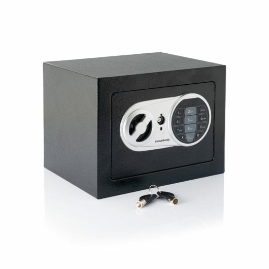 InnovaGoods Safeck Caja Fuerte con Cerradura Electrónica 23x17x17,3cm Negra