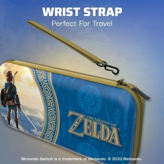 PDP Reisetasche Zelda Hyrule Blaue Reisetasche für Nintendo Switch