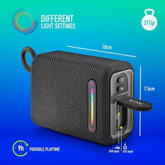NGS Roller Furia 1 Coluna Portátil Bluetooth Azul