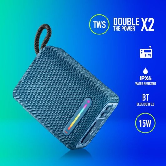 NGS Roller Furia 1 Coluna Portátil Bluetooth Azul