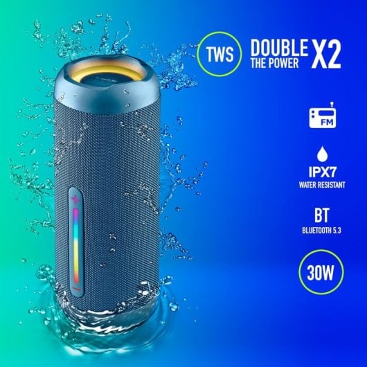 NGS Roller Furia 2 Coluna Portátil Bluetooth Azul