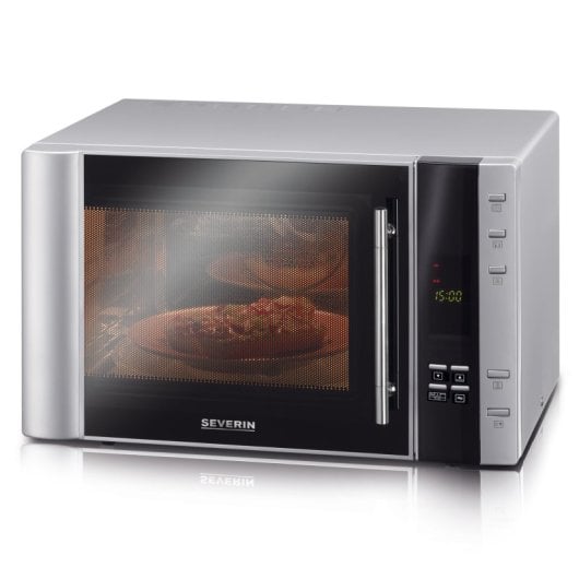 Severin MW 7775 Microondas con Grill y Convección 30L 900W Plata