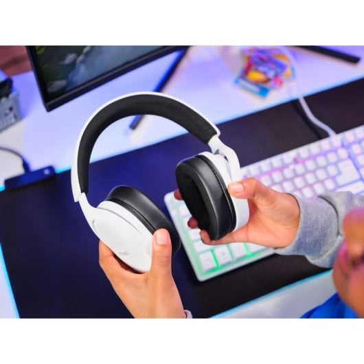 Trust GXT 489W FAYZO Casque Avec fil Arceau Jouer Noir, Blanc