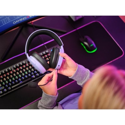 Trust GXT 490P FAYZO Casque Avec fil Arceau Jouer USB Type-A Noir, Violet