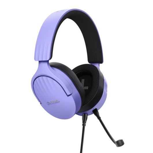 Trust GXT 489 FAYZO Headset Diadema Gaming USB Roxo